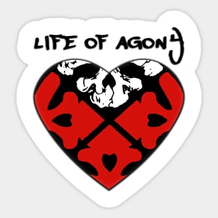 love of agony Sticker